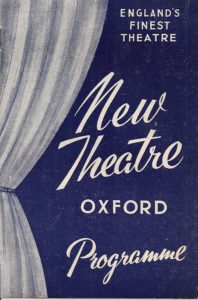 scans of the New Theatre Oxford Programme with Adam Faith gigs in 1963